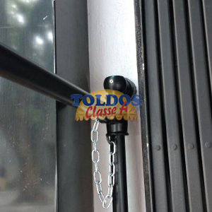 Toldo em Latão Oxidado Preto